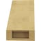 Ekena Millwork 5-inch W x 8-inch D x 8-inch H Geneva Rough Cedar Woodgrain TimberThane Knee Brace, Primed BRCUR05X08X08GNVRCPR - alternate 3
